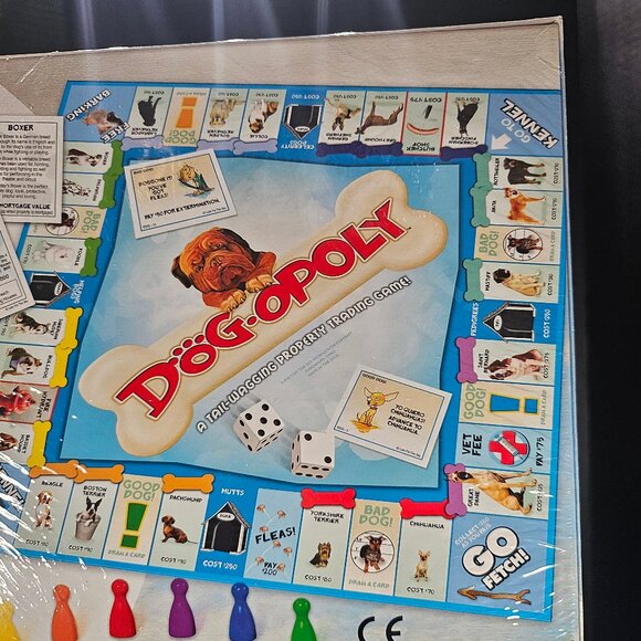 New Dog-Opoly Board Game. By Late For The Sky Dog Themed Version of Monopoly - Picture 7 of 9